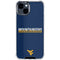 West Virginia University Blue Wood Floor iPhone 15 Clear Case