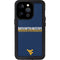 West Virginia University Blue Wood Floor iPhone 15 Pro Waterproof Case