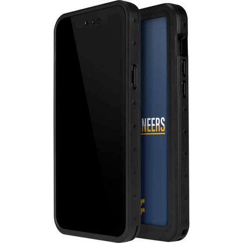 West Virginia University Blue Wood Floor iPhone 15 Pro Waterproof Case