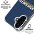 West Virginia University Blue Wood Floor iPhone 16 Clear Case