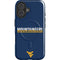 West Virginia University Blue Wood Floor iPhone 16 Magsafe Impact Case