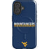 West Virginia University Blue Wood Floor iPhone 16 Magsafe Impact Case