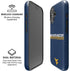 West Virginia University Blue Wood Floor iPhone 16 Magsafe Impact Case