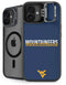 West Virginia University Blue Wood Floor iPhone 16 Plus Kickstand Case
