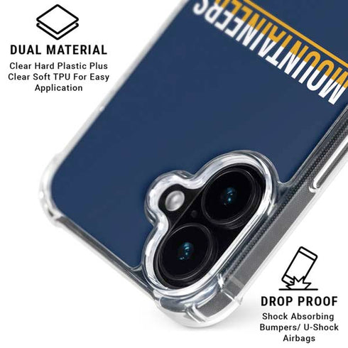 West Virginia University Blue Wood Floor iPhone 16 Plus MagSafe Case