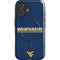 West Virginia University Blue Wood Floor iPhone 16 Plus Magsafe Impact Case