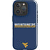 West Virginia University Blue Wood Floor iPhone 16 Pro Impact Case