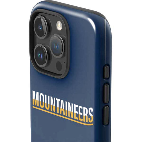 West Virginia University Blue Wood Floor iPhone 16 Pro Impact Case