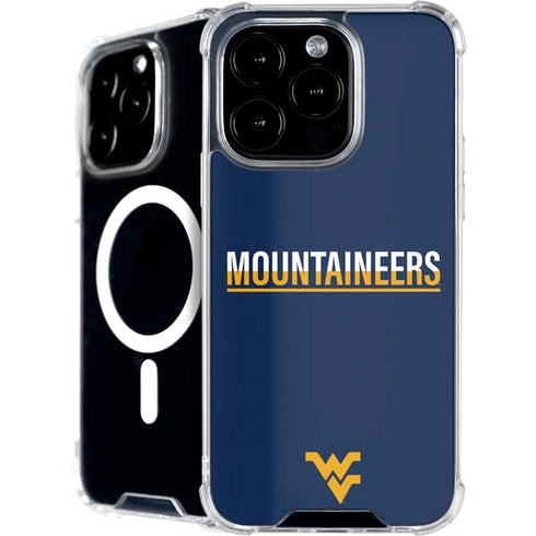 West Virginia University Blue Wood Floor iPhone 16 Pro MagSafe Case