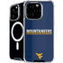 West Virginia University Blue Wood Floor iPhone 16 Pro MagSafe Case