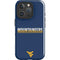 West Virginia University Blue Wood Floor iPhone 16 Pro Max Impact Case