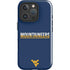 West Virginia University Blue Wood Floor iPhone 16 Pro Max Impact Case