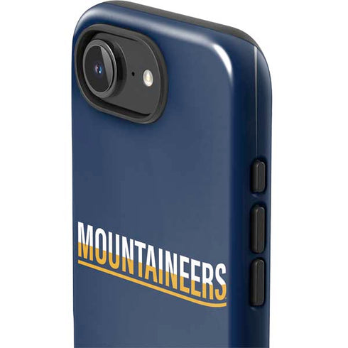 West Virginia University Blue Wood Floor iPhone 16e Impact Case