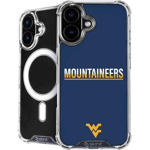 West Virginia University Blue Wood Floor iPhone 17 MagSafe Case