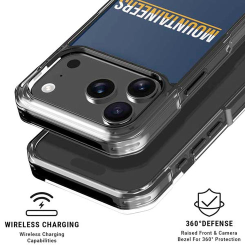 West Virginia University Blue Wood Floor iPhone 18 Pro Clear Case