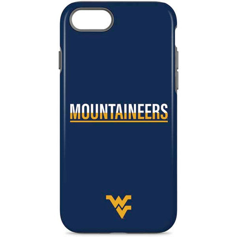 West Virginia University Blue Wood Floor iPhone Cases