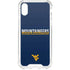 West Virginia University Blue Wood Floor iPhone XS Clear Case