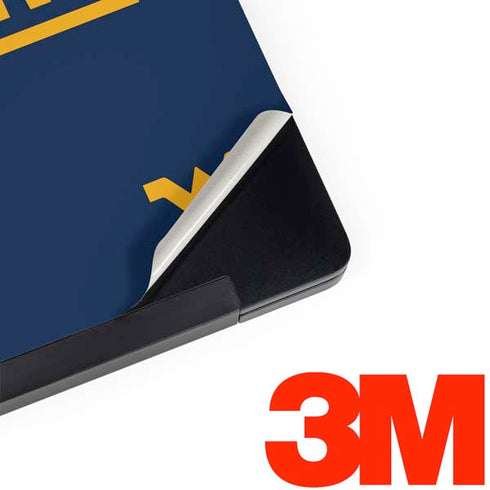 West Virginia University Blue Wood Floor Dell Latitude Skin