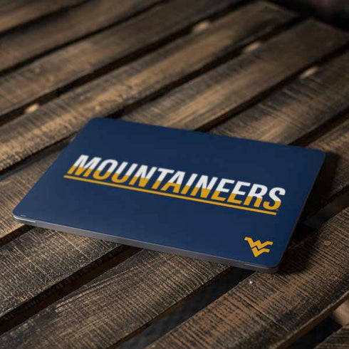 West Virginia University Blue Wood Floor Apple MacBook Air Skin