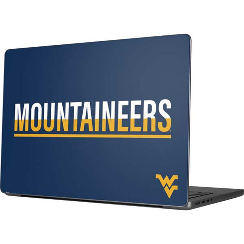 West Virginia University Blue Wood Floor Apple MacBook Pro 14-inch Skin