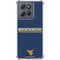 West Virginia University Blue Wood Floor Moto G 5G (2025) Clear Case