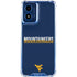 West Virginia University Blue Wood Floor Moto G 5G (2024) Clear Case