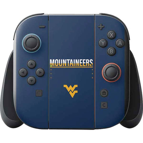 West Virginia University Blue Wood Floor Nintendo Switch 2 (2025) with Joy-Con Skin