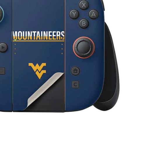 West Virginia University Blue Wood Floor Nintendo Switch 2 (2025) Joy-Con Controller Skin