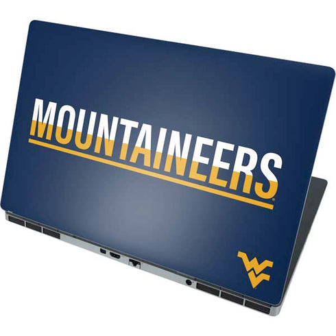 West Virginia University Blue Wood Floor Dell Precision Skin