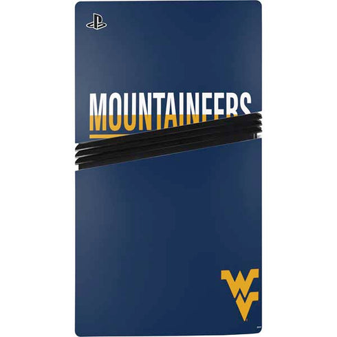 West Virginia University Blue Wood Floor PS5 Pro Bundle Skin