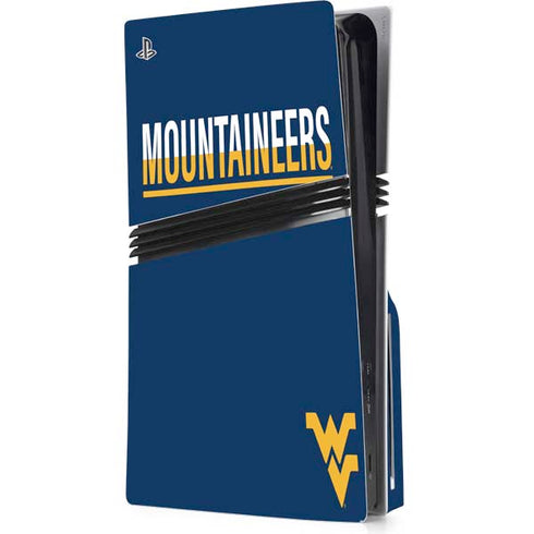 West Virginia University Blue Wood Floor PlayStation PS5 Skins