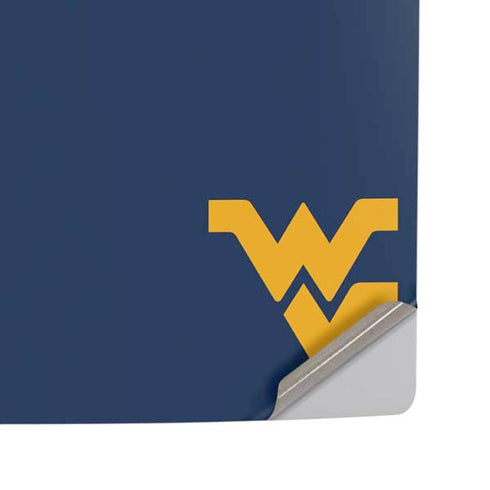 West Virginia University Blue Wood Floor PS5 Pro Disk Console Skin