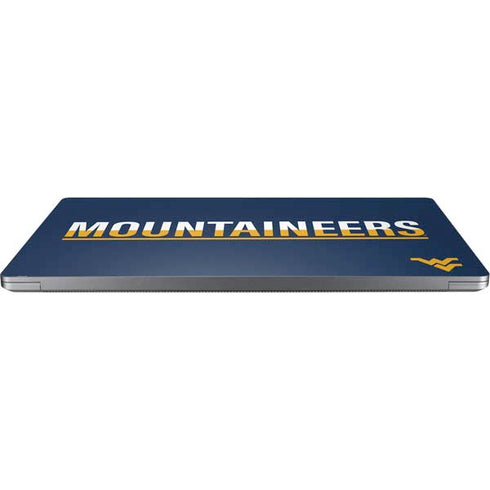 West Virginia University Blue Wood Floor Laptop Skins