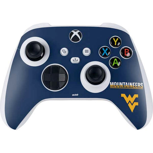 West Virginia University Blue Wood Floor Xbox Series S Skins