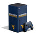 West Virginia University Blue Wood Floor Xbox Series X Skins