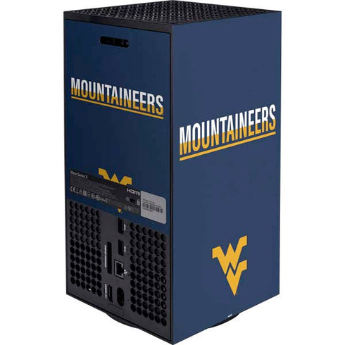 West Virginia University Blue Wood Floor Xbox Series X Bundle Skin