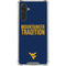 West Virginia University Climb Higher Galaxy A17 Clear Case