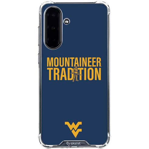 West Virginia University Climb Higher Galaxy A36 5G Clear Case