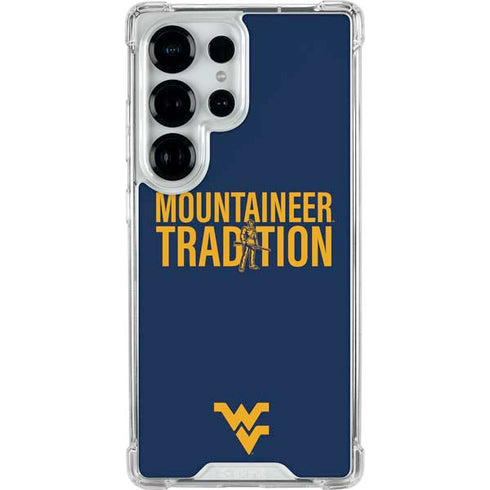 West Virginia University Climb Higher Galaxy S25 Ultra Clear Case