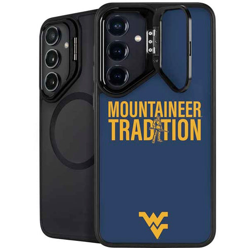 West Virginia University Climb Higher Galaxy S26 Kickstand Case