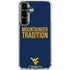 West Virginia University Climb Higher Galaxy S26 Plus Clear Case