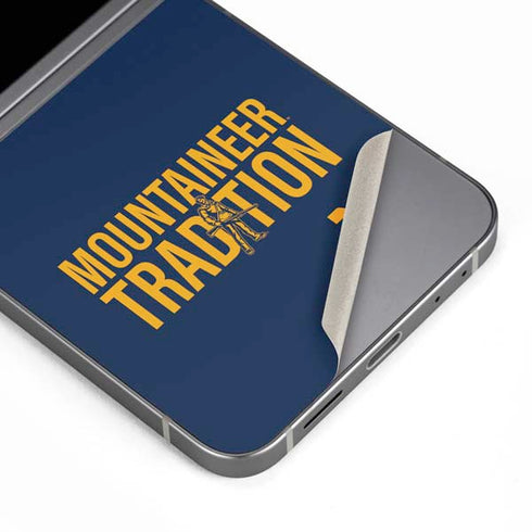 West Virginia University Climb Higher Galaxy Z Flip6 Skin