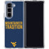West Virginia University Climb Higher Galaxy Z Fold5 5G Clear Case