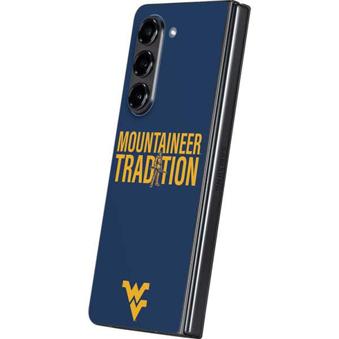 West Virginia University Climb Higher Galaxy Z Fold5 5G Skin