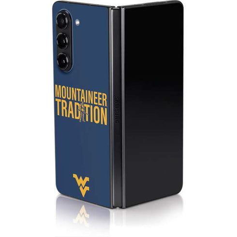 West Virginia University Climb Higher Galaxy Z Fold5 5G Skin