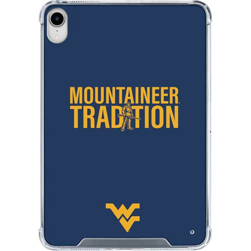 West Virginia University Climb Higher iPad 11th Gen (2025) Clear Case