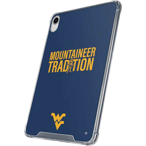 West Virginia University Climb Higher iPad 11th Gen (2025) Clear Case