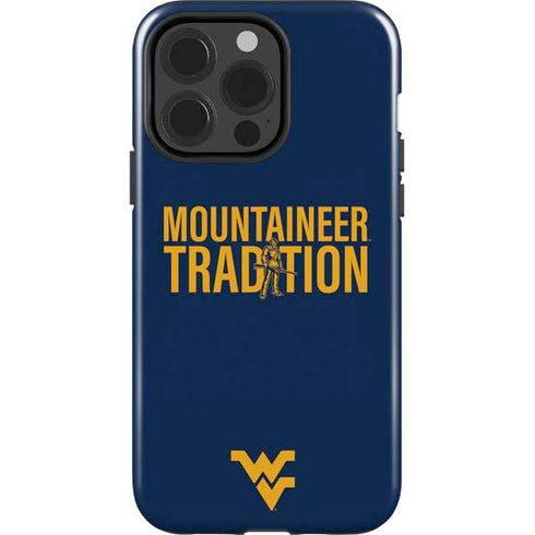 West Virginia University Climb Higher iPhone 15 Pro Impact Case