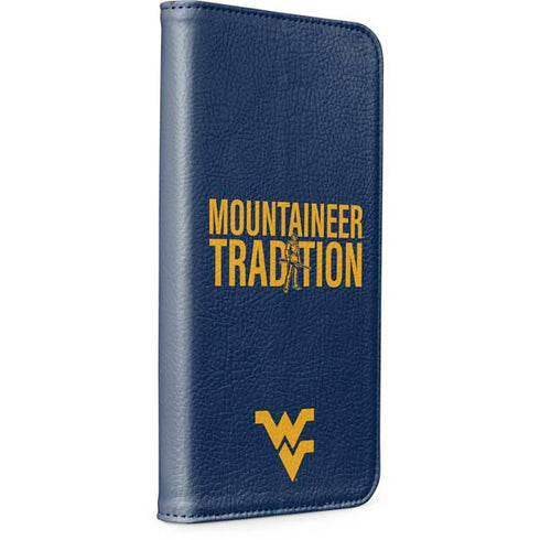 West Virginia University Climb Higher iPhone 15 Pro Max Folio Case