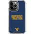West Virginia University Climb Higher iPhone 16 Pro Clear Case
